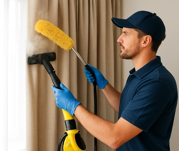 Trusted blind cleaning technician Matty Curtain Cleaning croydon-park-nsw QLD
